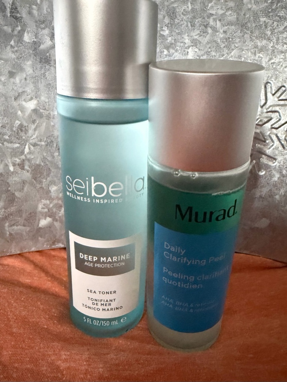 Sei Bella Deep Marine Sea Toner & Murad daily clarifying peel 2pc set